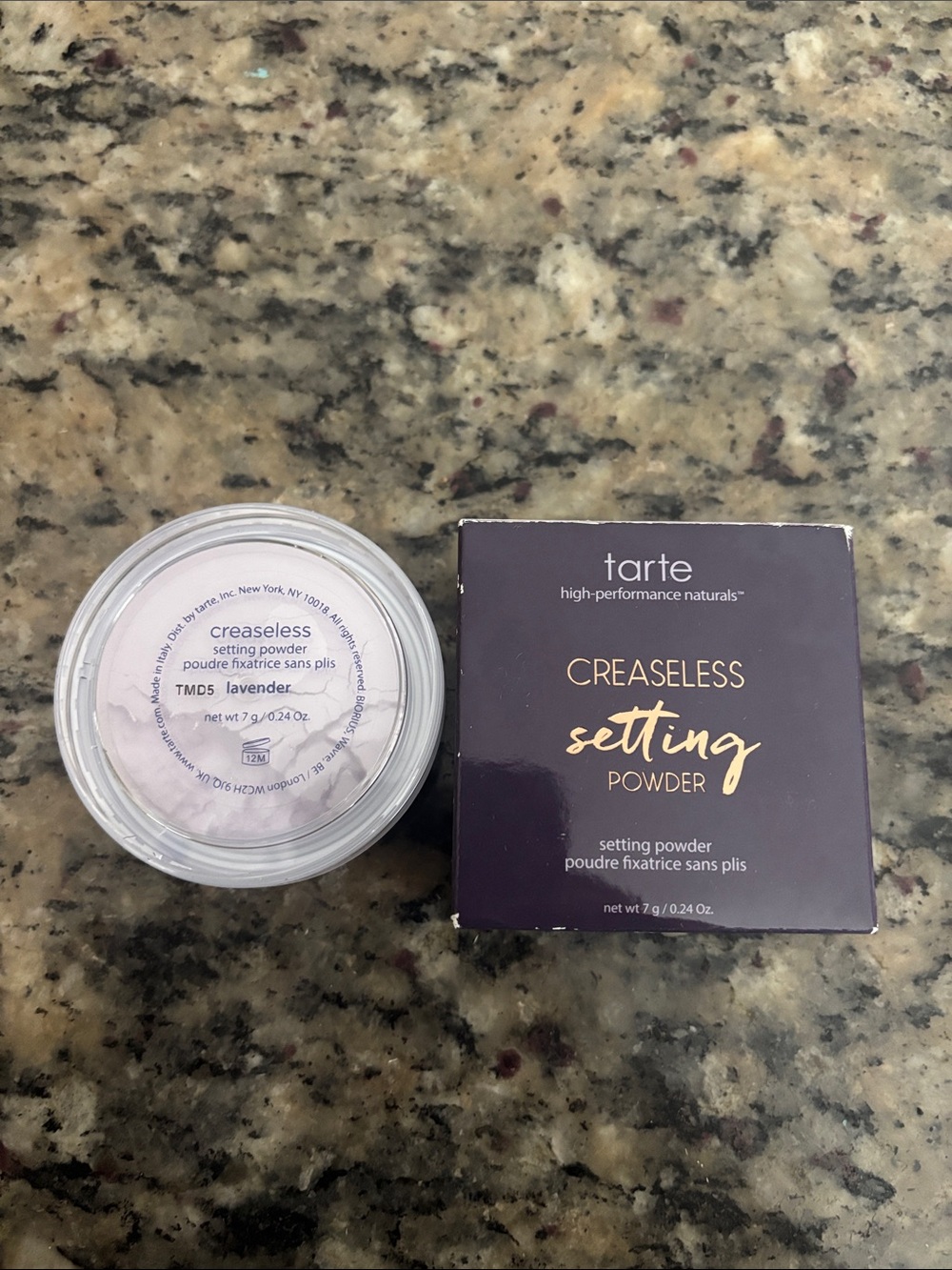 tarte Creaseless Setting Powder - Lavender NEVER USED